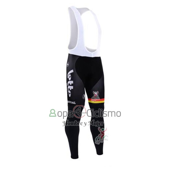 Lotto Fix All Ropa Ciclismo Culotte Largo 2016 Mangas Largas Blanco y Azul